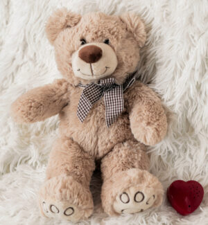 Krém Cimbi - szívhangfelvevő plüssmaci